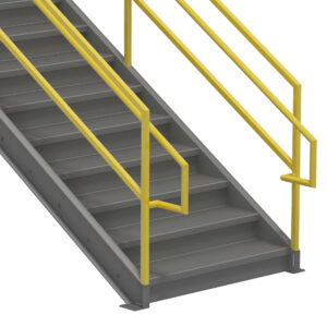 Crossover Railing Custom Crossover Stairs - Stair Zone
